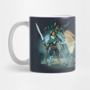 Space knight finds a relic Mug